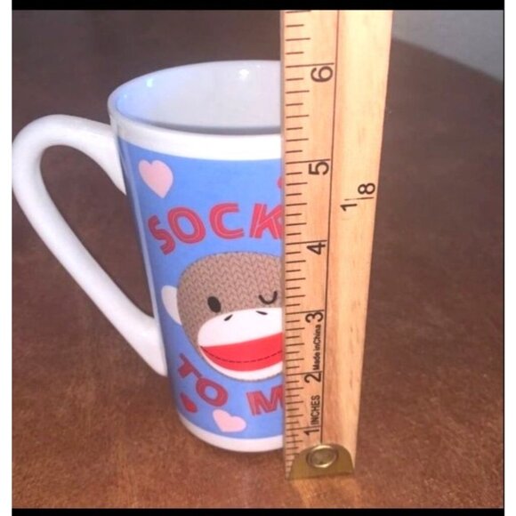 Set Of 3 Colorful Ceramic Mugs: Love Is Love Sock It To Me Kiss Me - Picture 14 of 15